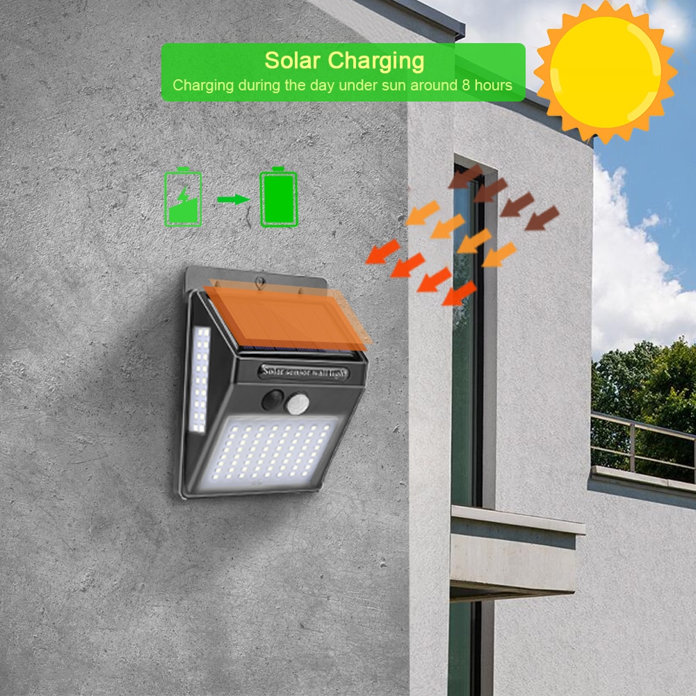 Wall LED Solar Lamp for Garden